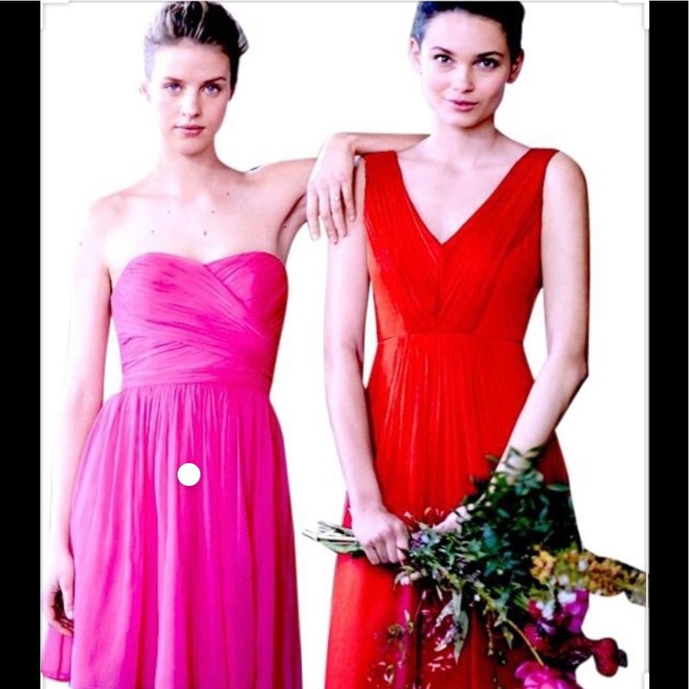 JCrew Arabella silk chiffon strapless dress. - Picture 10 of 10